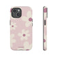 Floral pattern pink - tough case