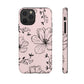 Realistic flowers pink - tough case