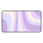 Purple waves - Desk Mat