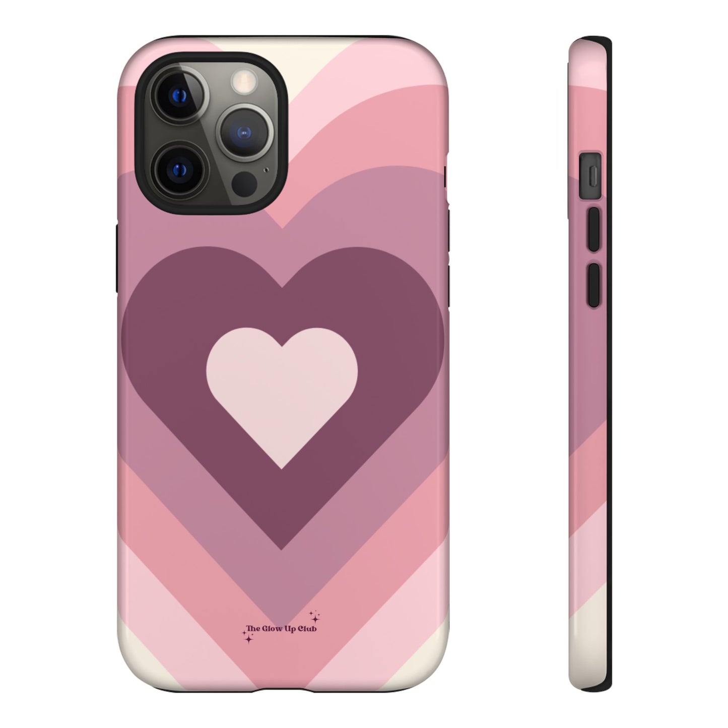 Heart layers pink - tough case