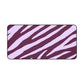 Zebra print purple - Desk Mat