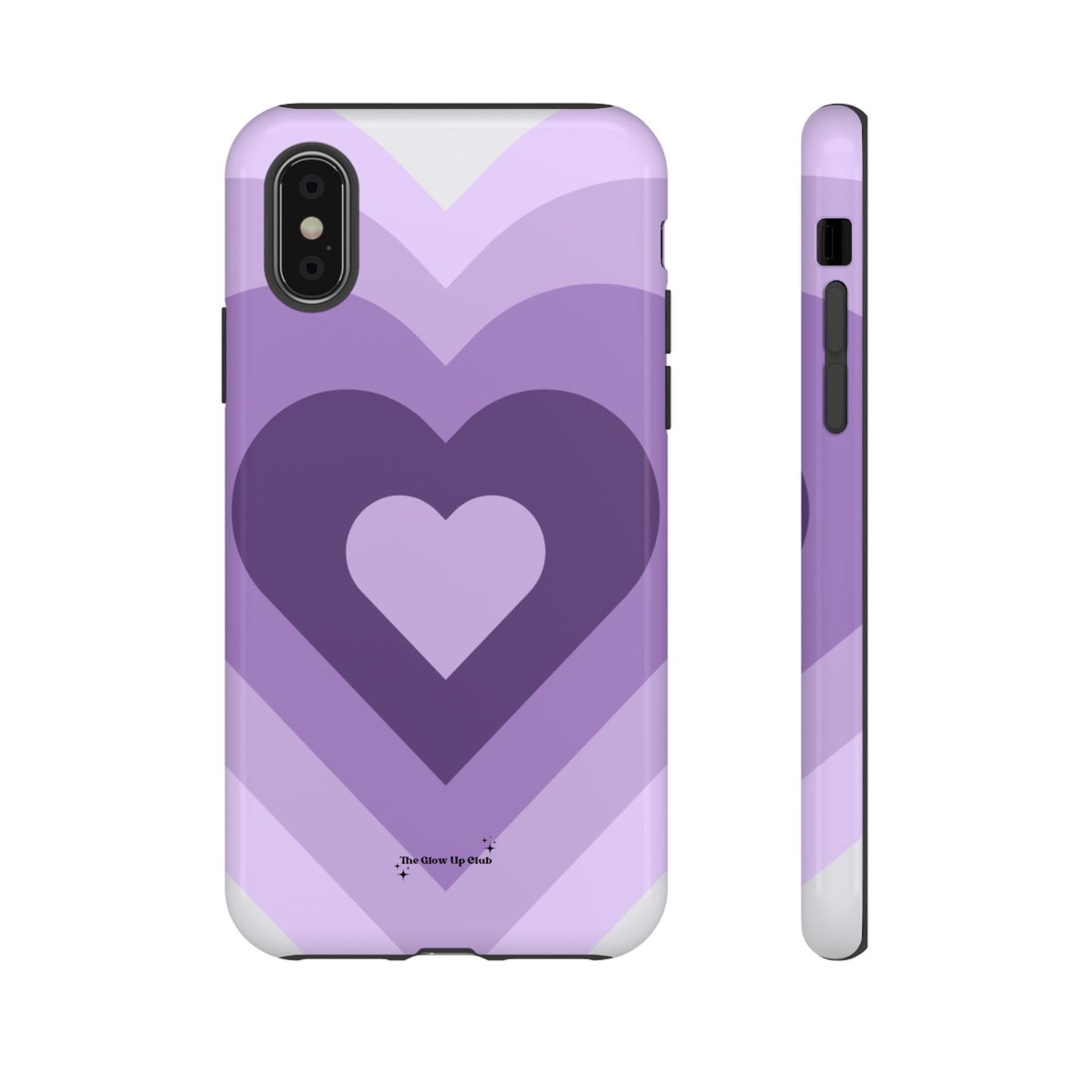 Heart layers purple - tough case