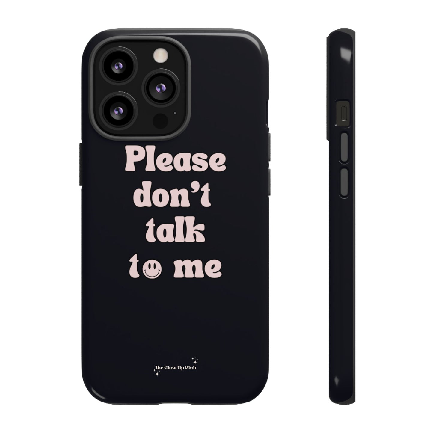 Please don't talk to me black - tough case