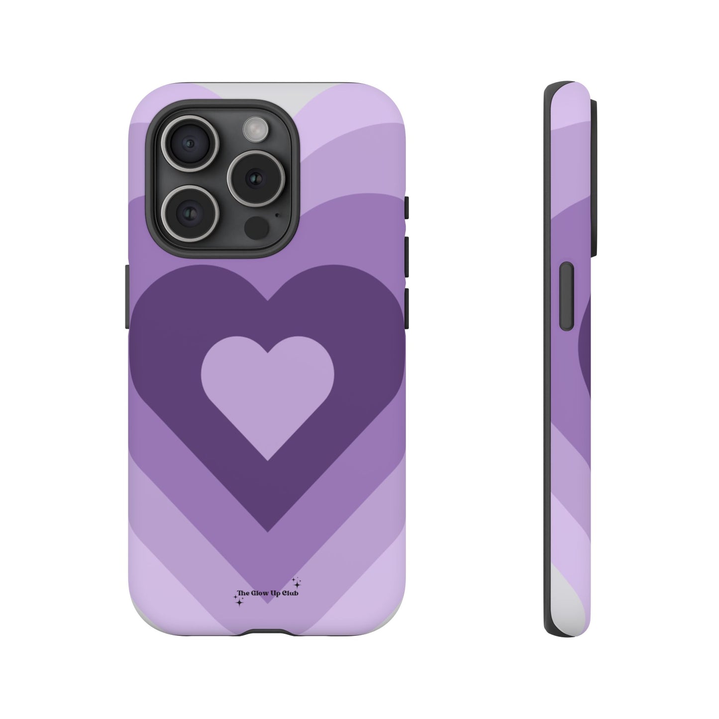 Heart layers purple - tough case