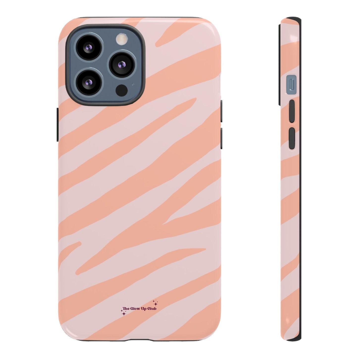 Zebra print orange - tough case