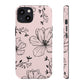 Realistic flowers pink - tough case