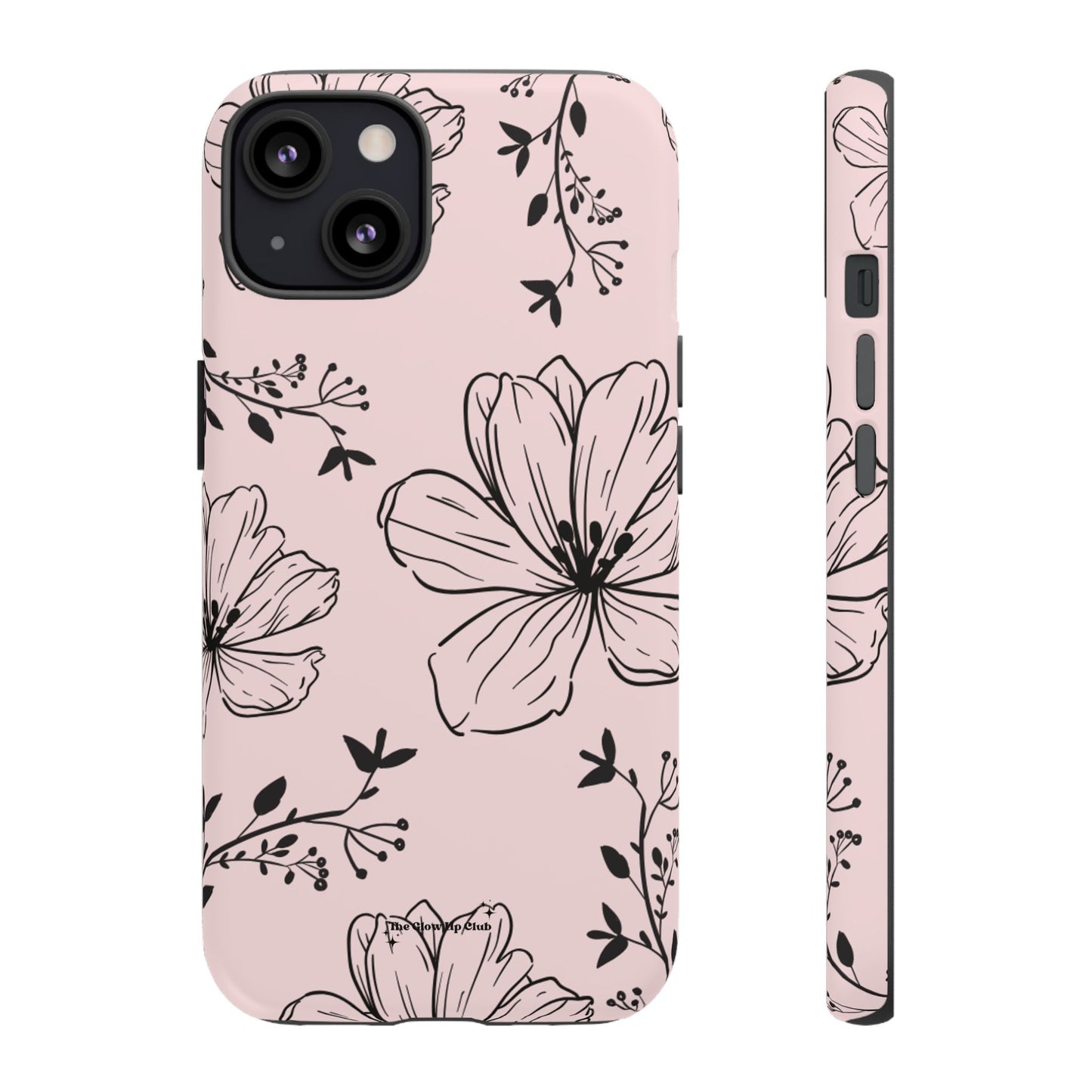 Realistic flowers pink - tough case