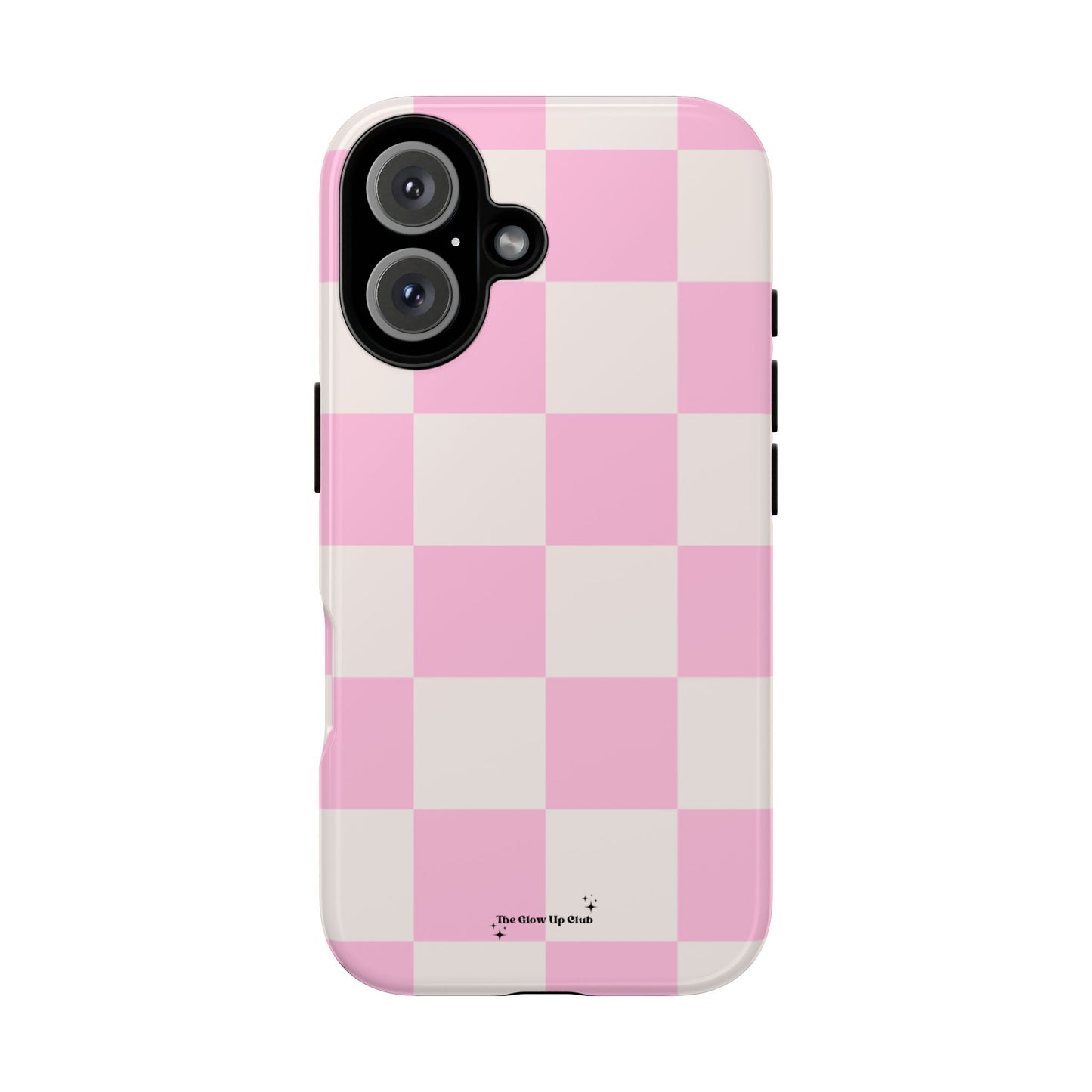 Pink white checkers - tough case