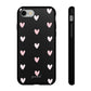 Black heart pattern - tough case