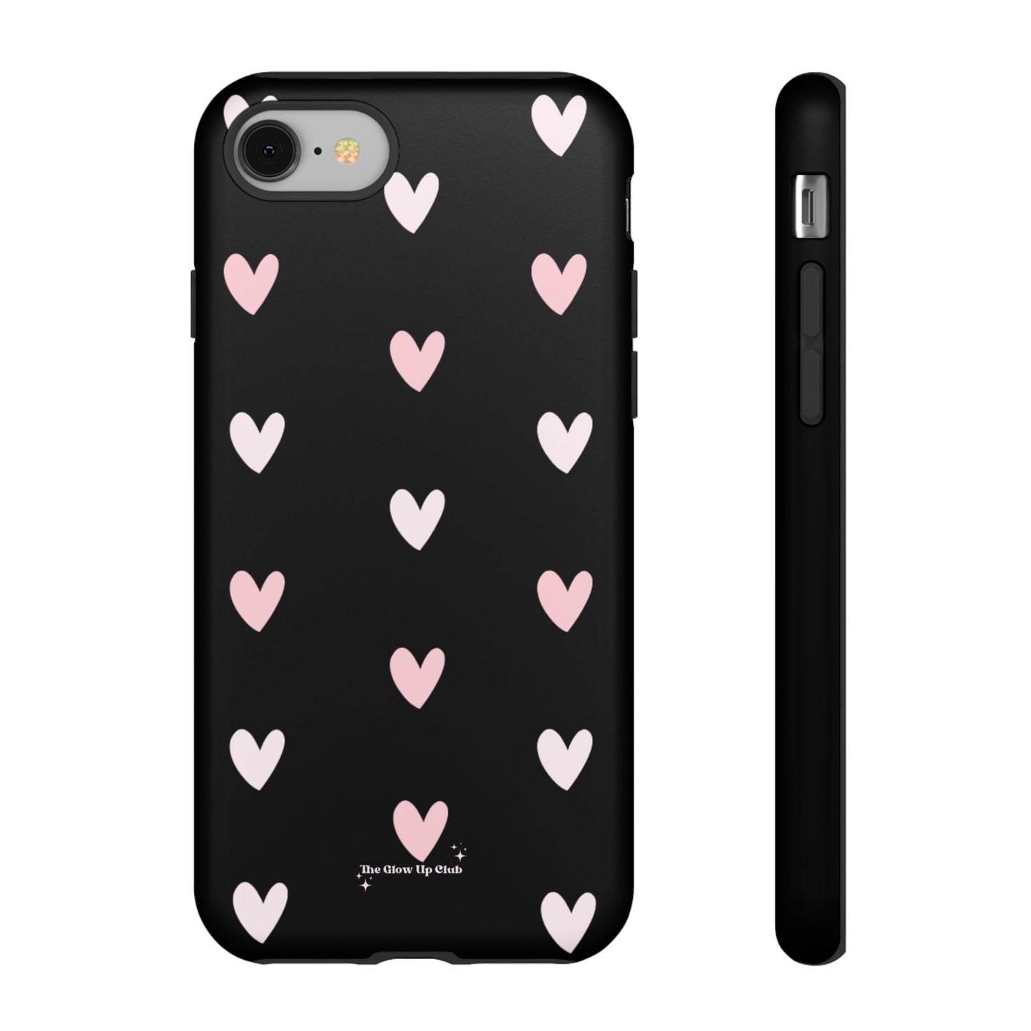 Black heart pattern - tough case