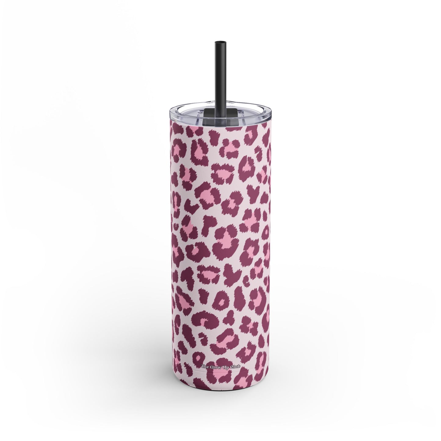 Leopard print double pink Tumbler, 20oz