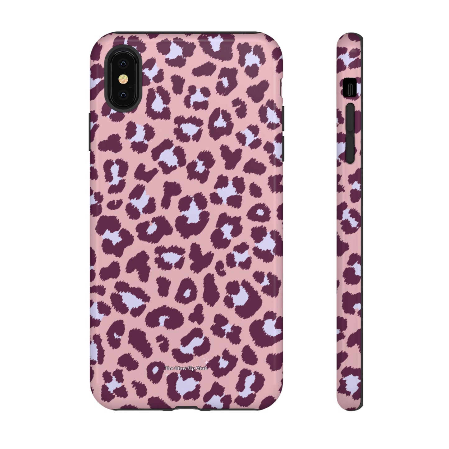 Leopard print pink purple - tough case