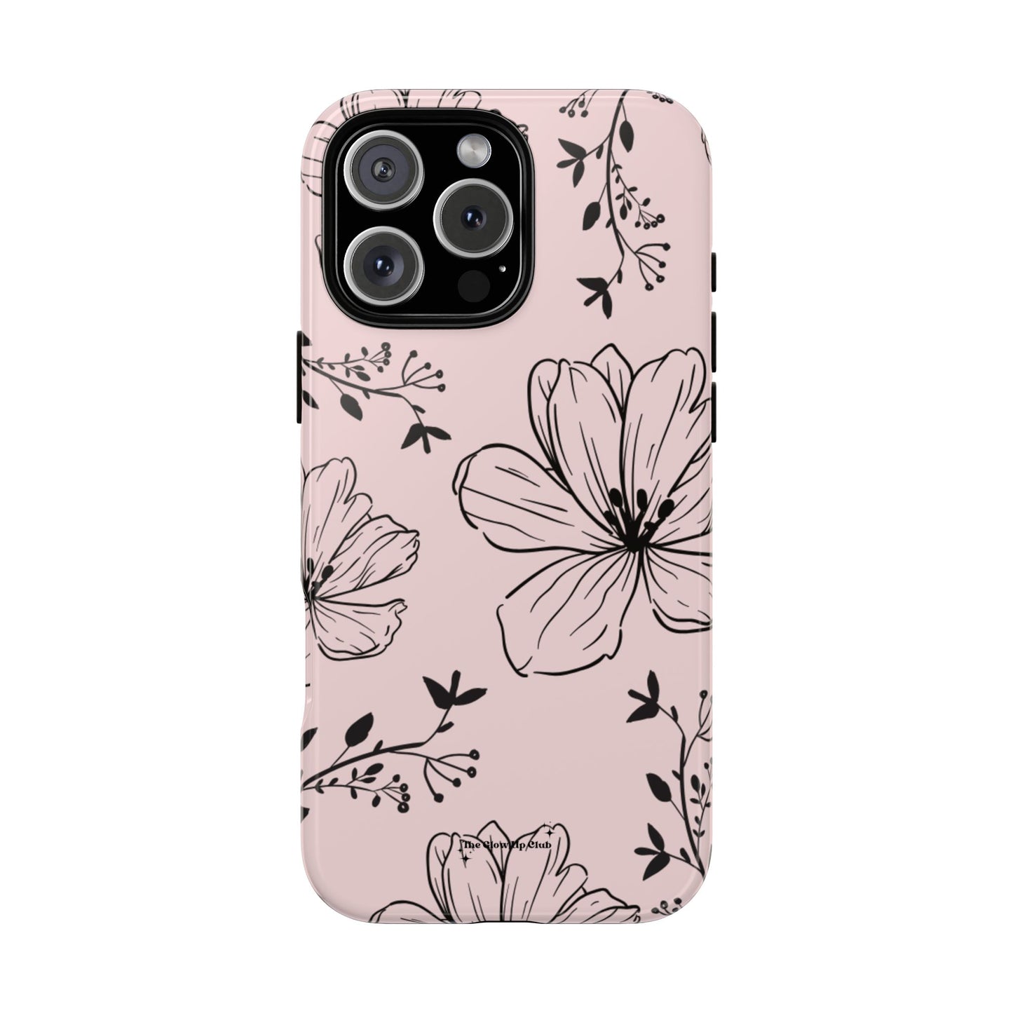 Realistic flowers pink - tough case