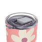 Dark pink floral pattern Tumbler, 20oz