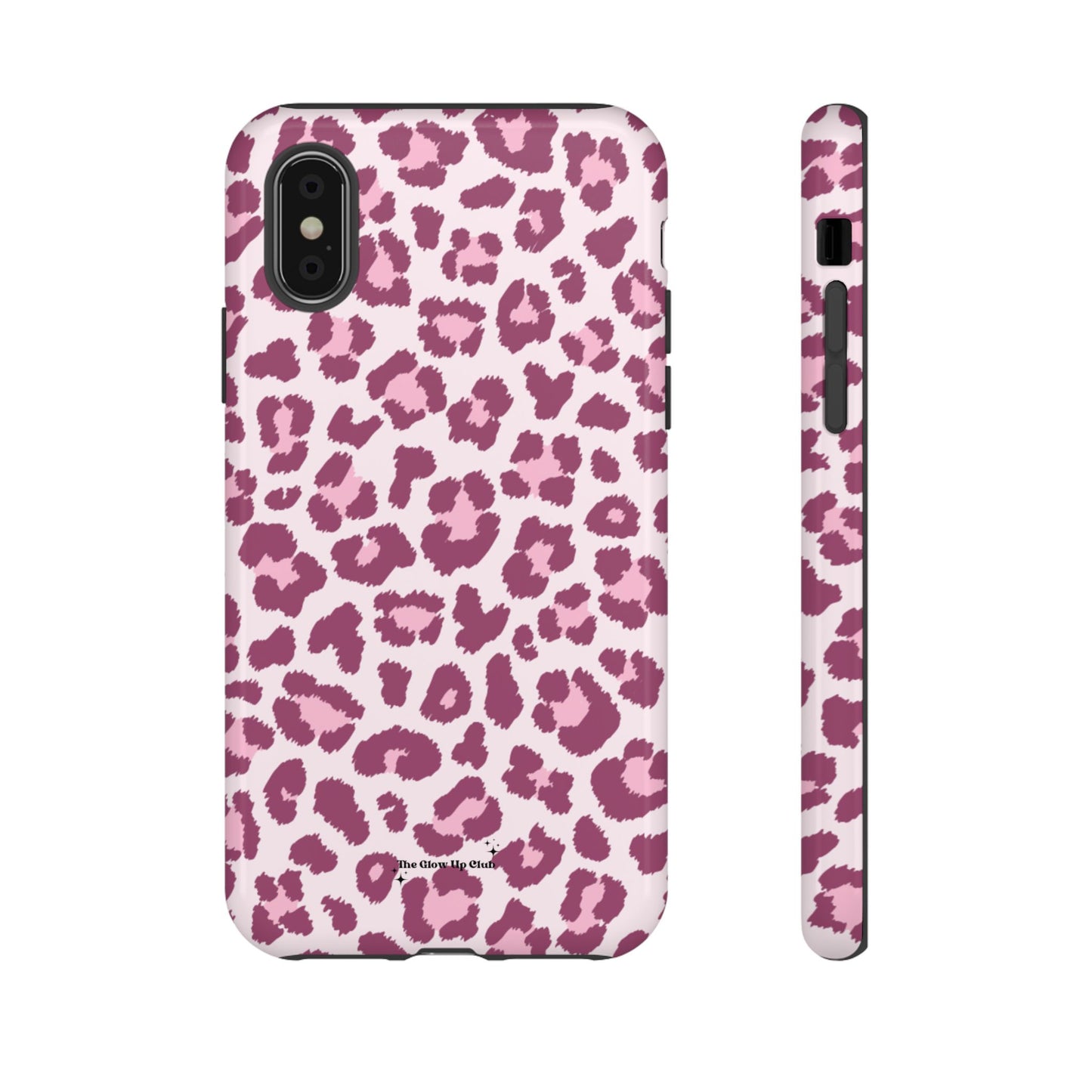 Leopard print double pink - tough case