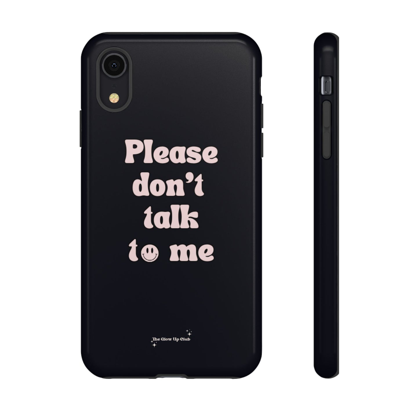 Please don't talk to me black - tough case