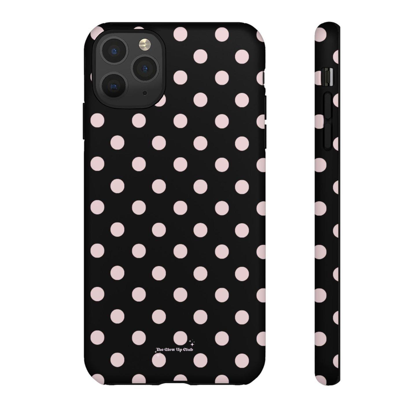 Black and pink dots - tough case