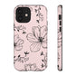 Realistic flowers pink - tough case