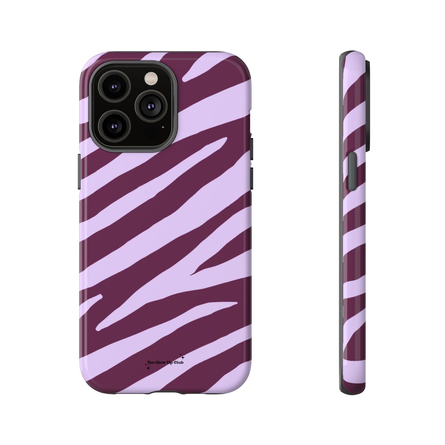 Zebra print purple - tough case