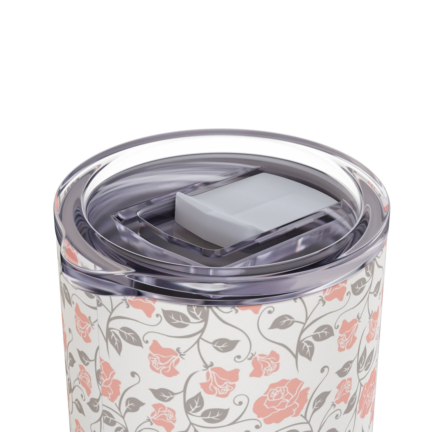 Small roses cream Tumbler, 20oz