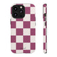 Burgundy checkers - tough case