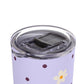 Flowers and dots purple Tumbler, 20oz