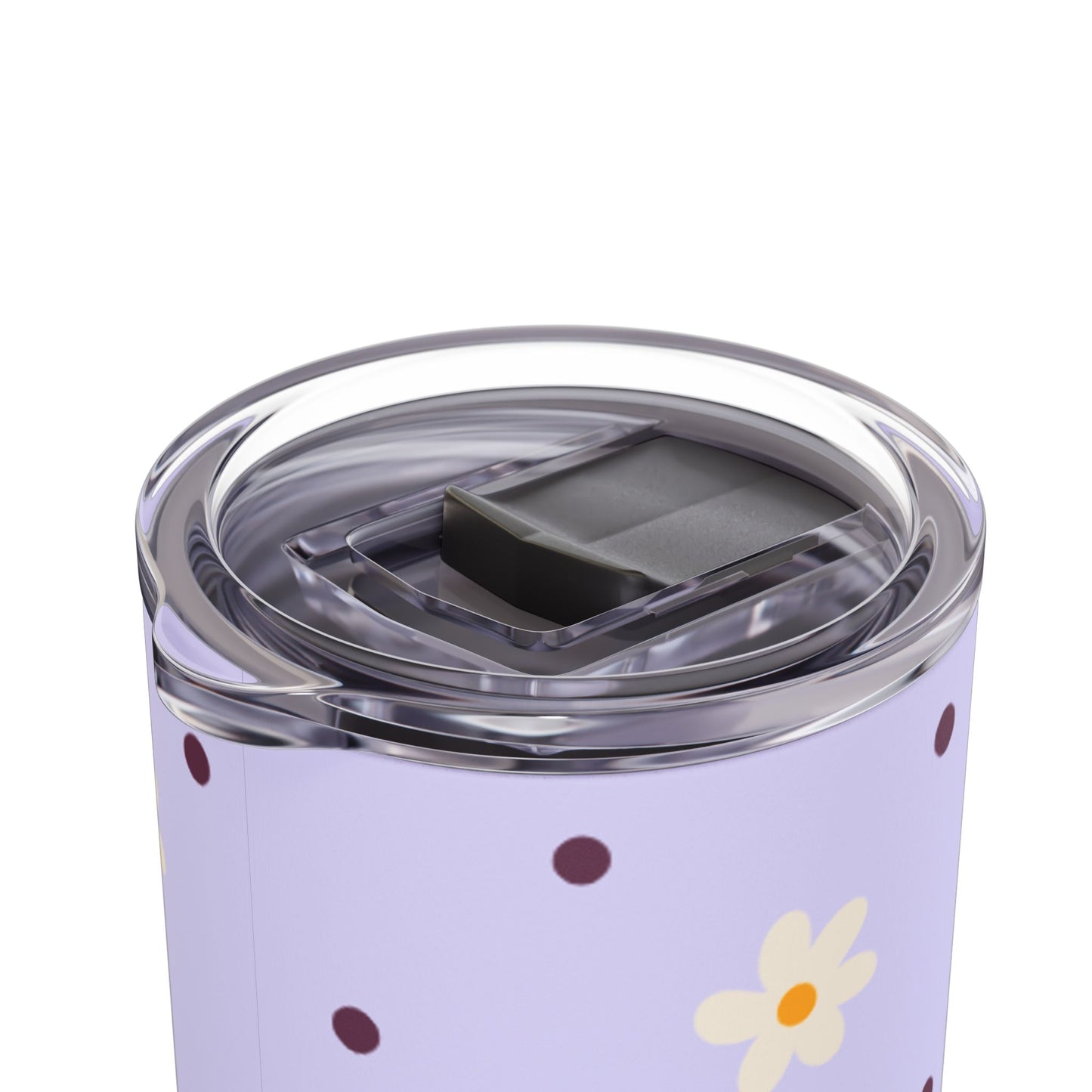 Flowers and dots purple Tumbler, 20oz