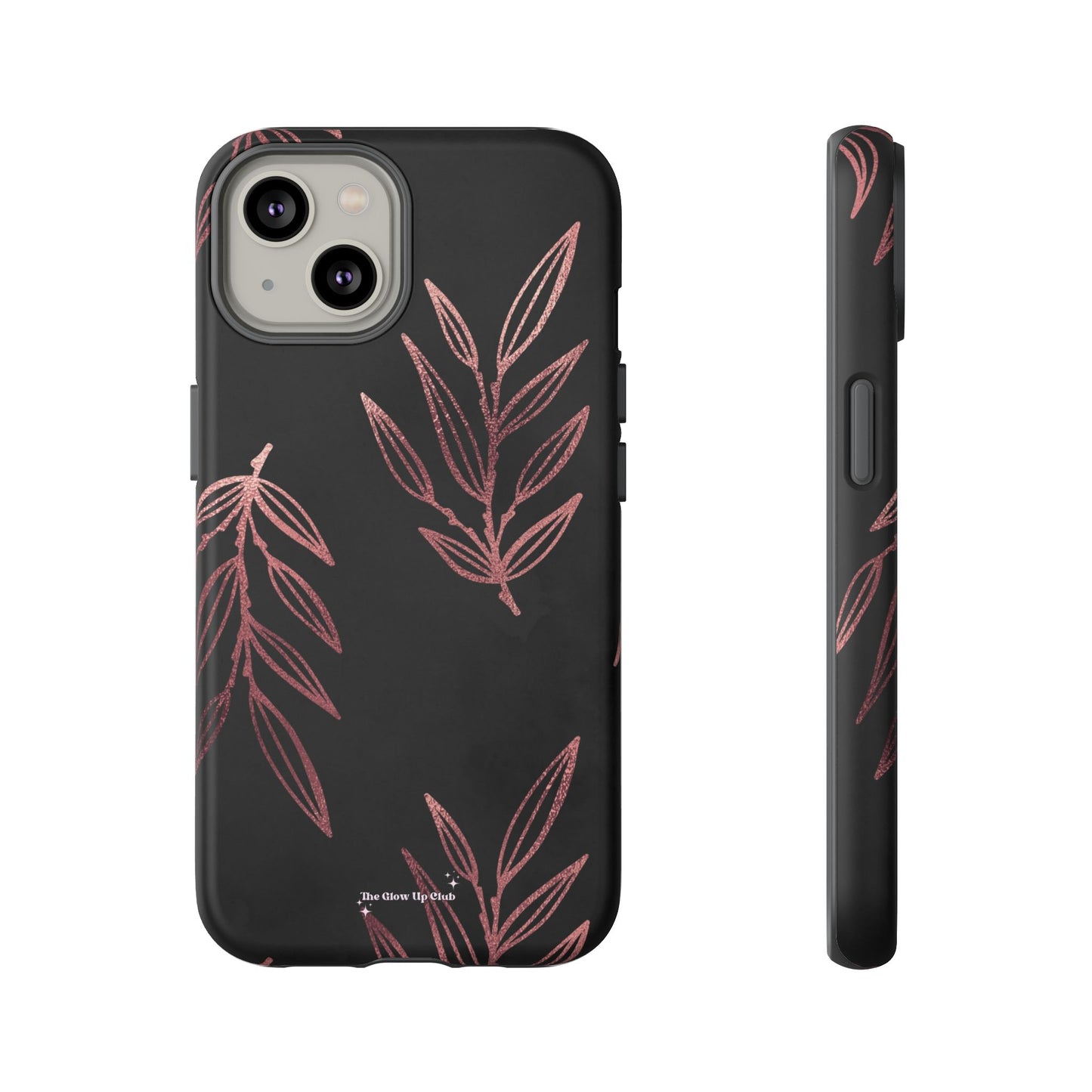 Rose gold leaves minimalistic - tough case