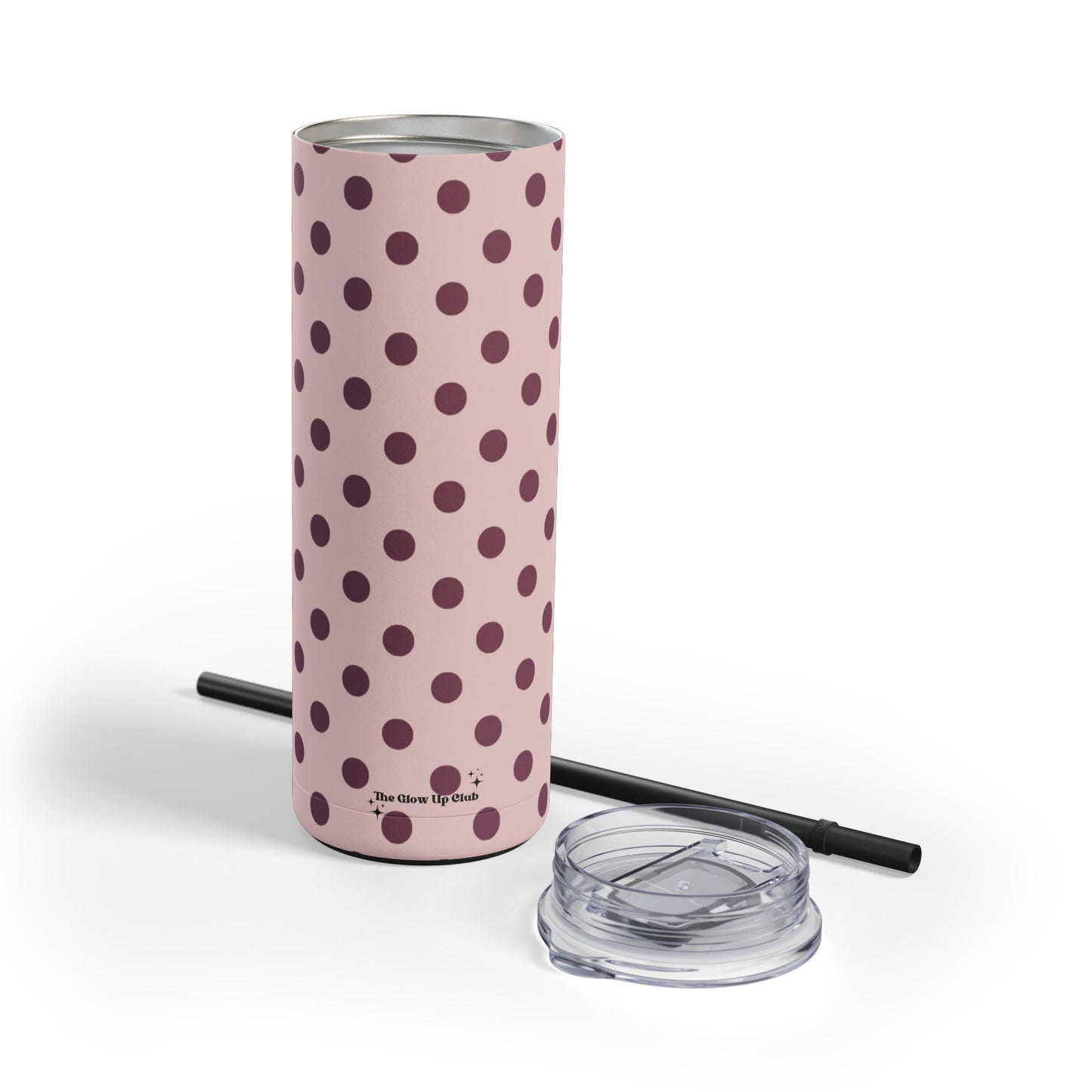 Pink purple dots Tumbler, 20oz