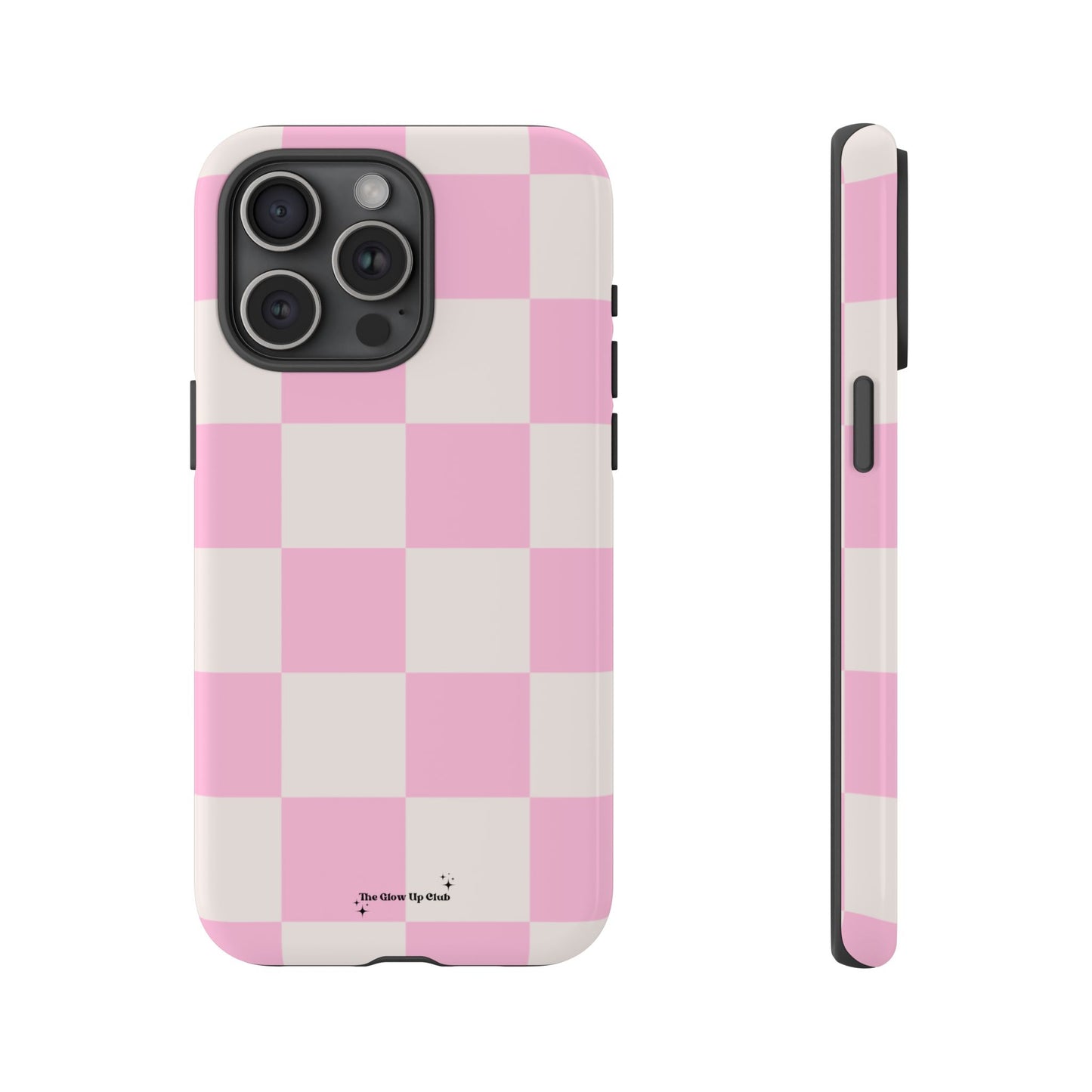 Pink white checkers - tough case