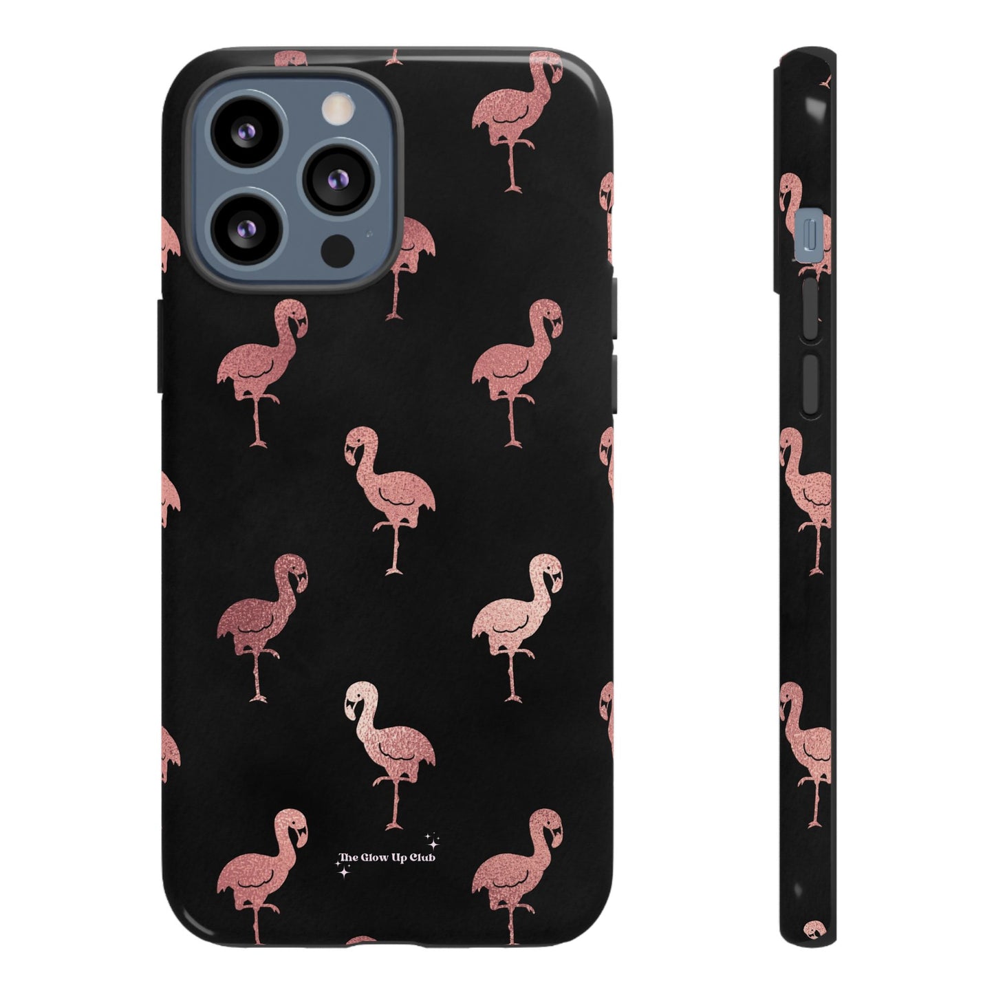 Rose gold flamingos - tough case