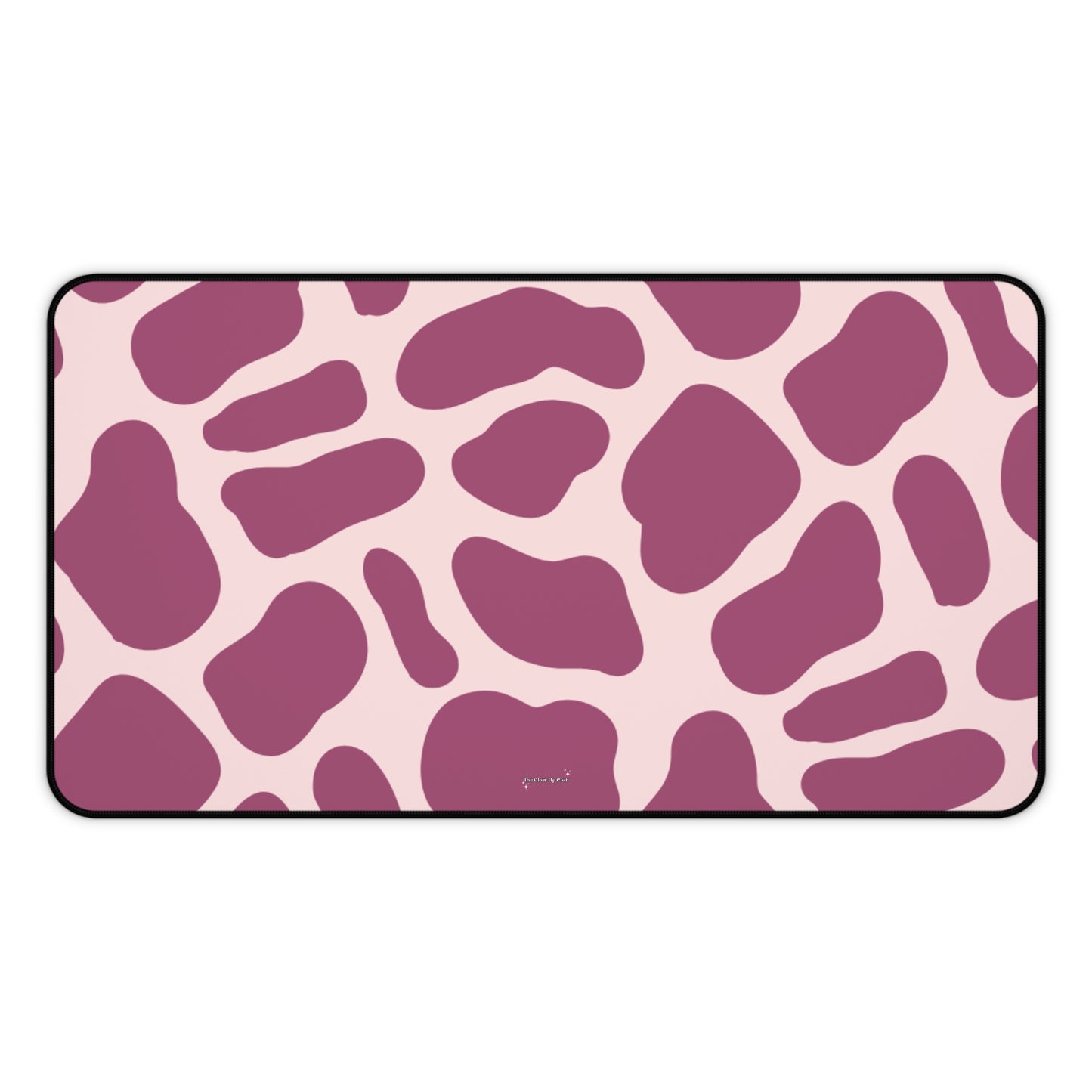 Burgundy giraffe - Desk Mat