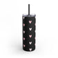 Black heart pattern Tumbler, 20oz