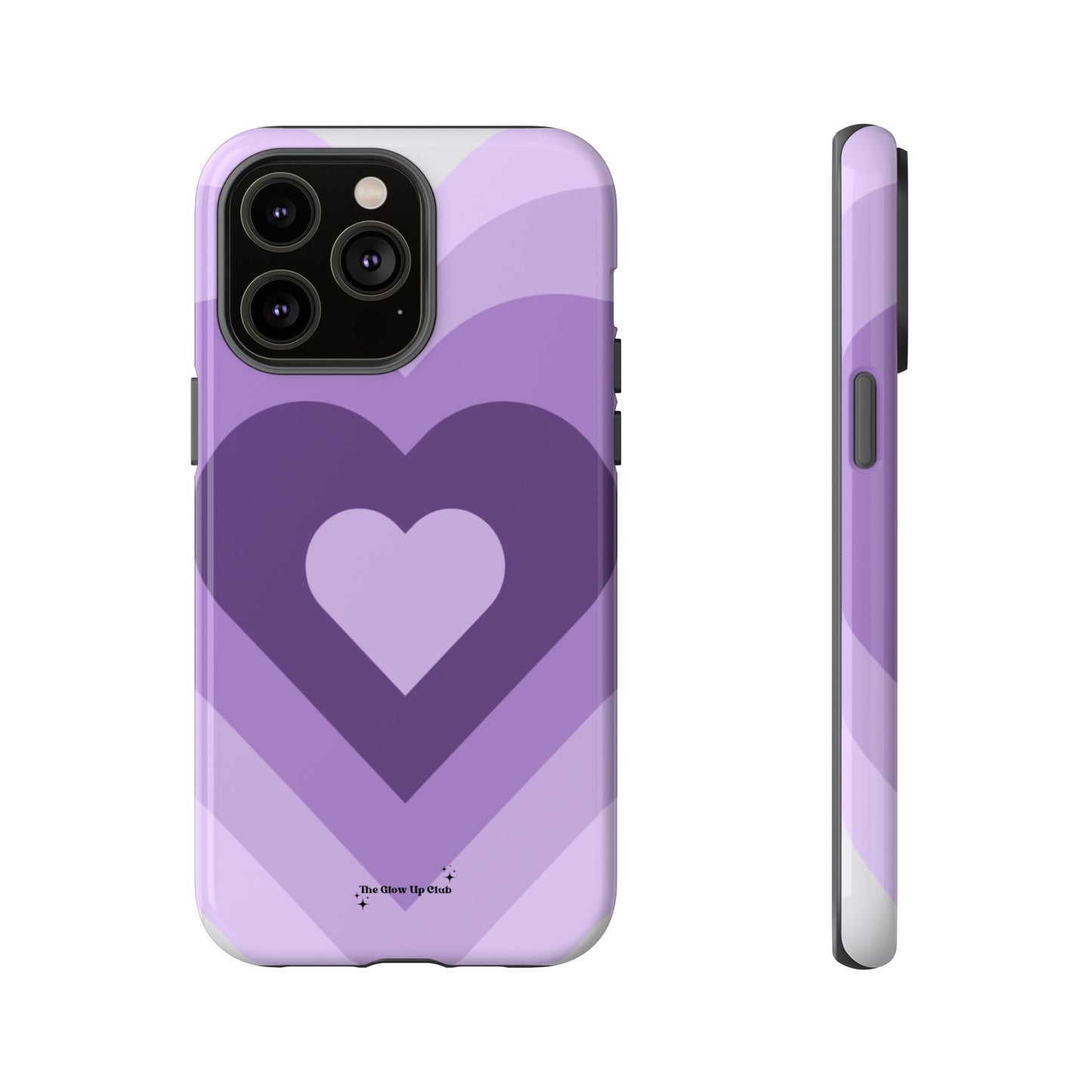 Heart layers purple - tough case