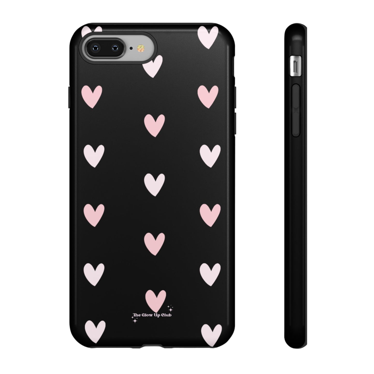 Black heart pattern - tough case