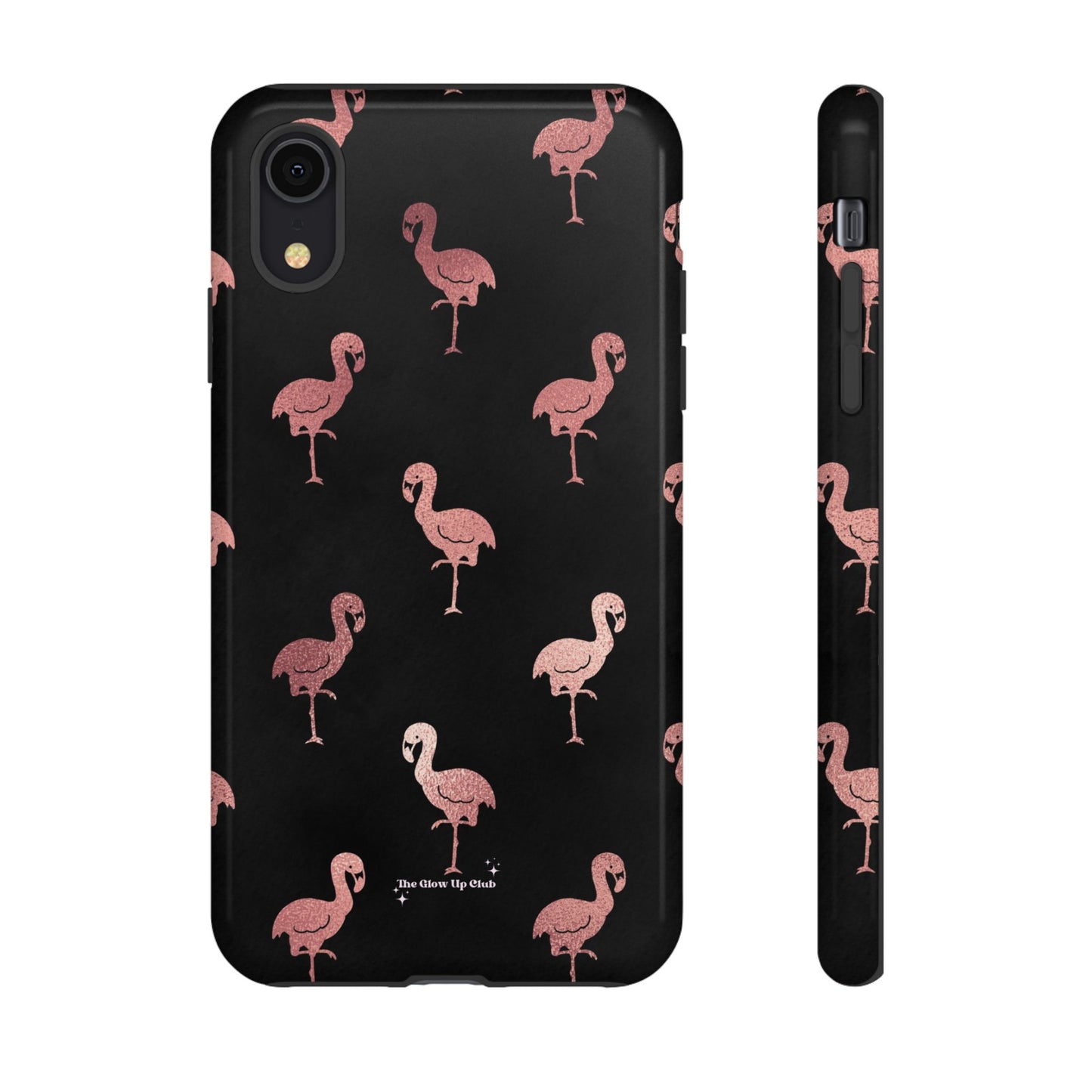 Rose gold flamingos - tough case