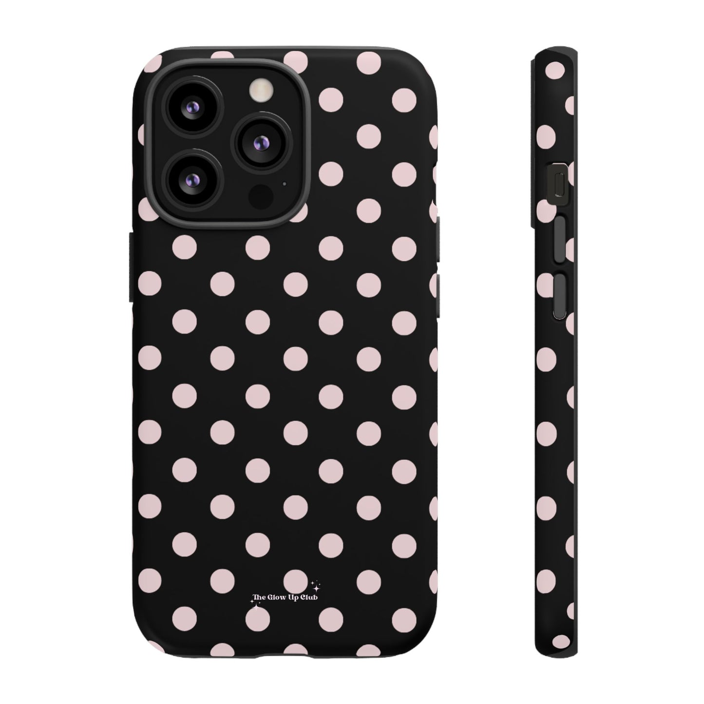 Black and pink dots - tough case