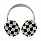 Black and cream heart checkers - AirPod Max Cases