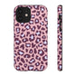 Leopard print pink purple - tough case