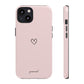 Minimalistic heart pink - tough case