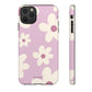 Floral pattern purple - tough case