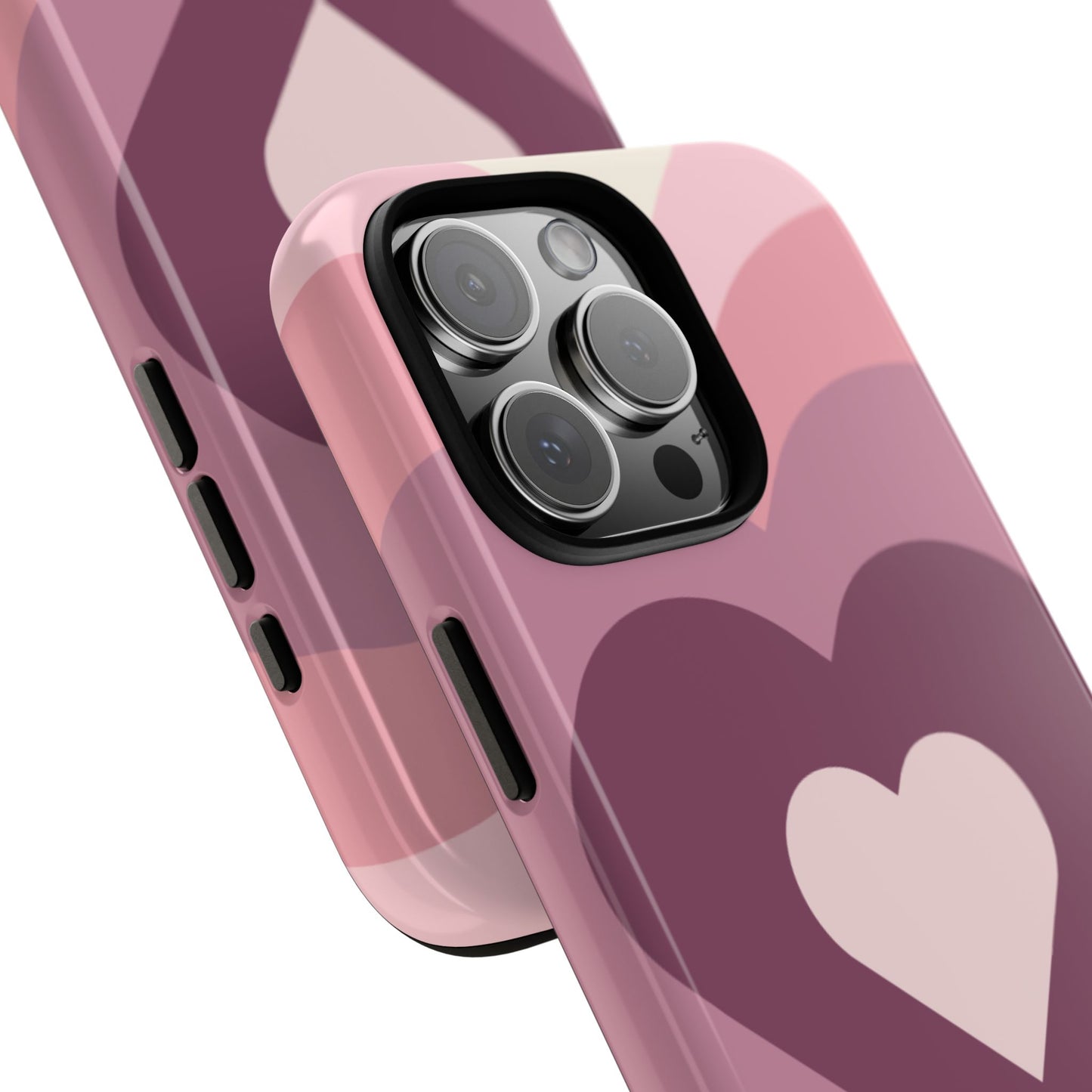 Heart layers pink - tough case