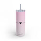 Pastel heart pink Tumbler, 20oz