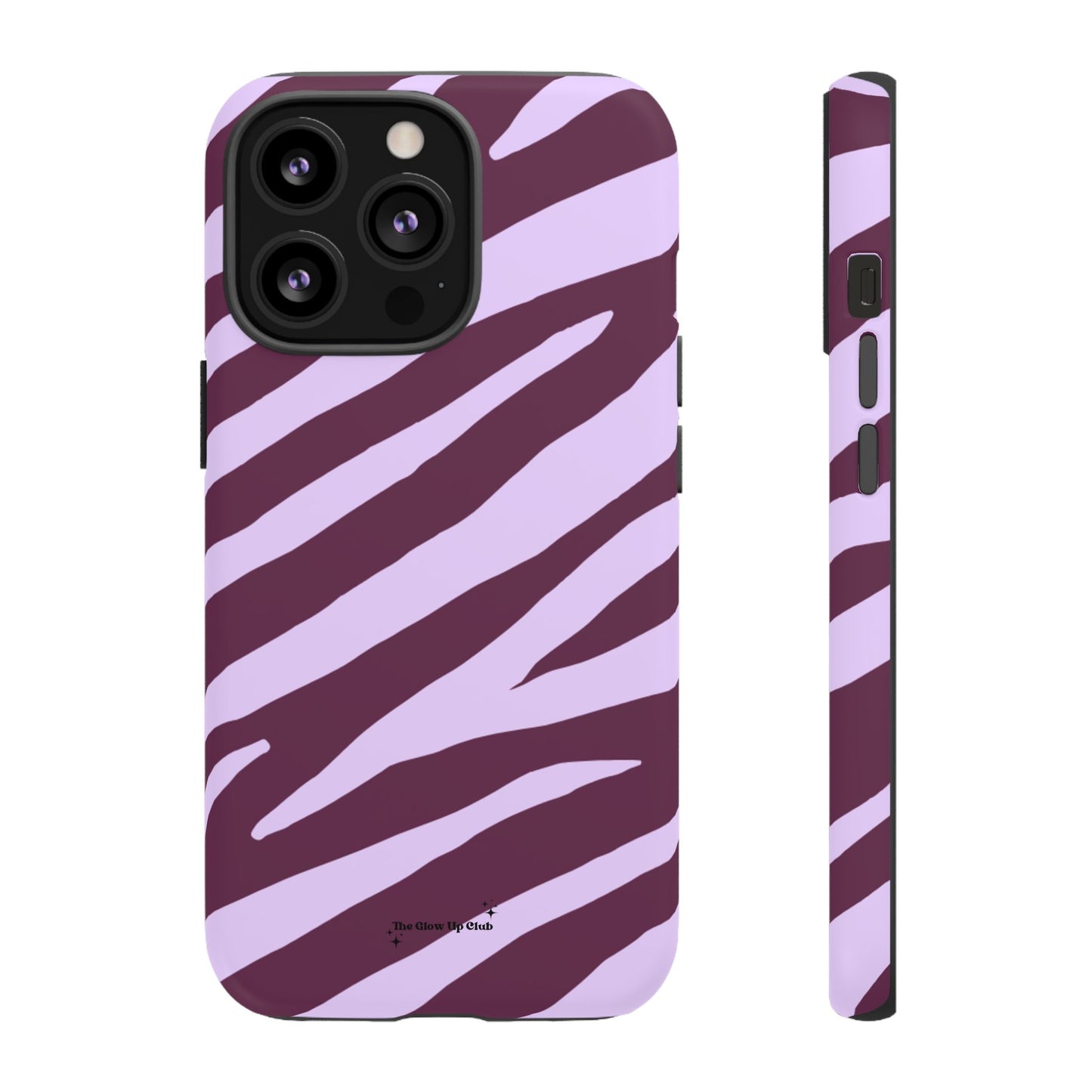 Zebra print purple - tough case