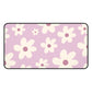 Floral pattern purple - Desk Mat