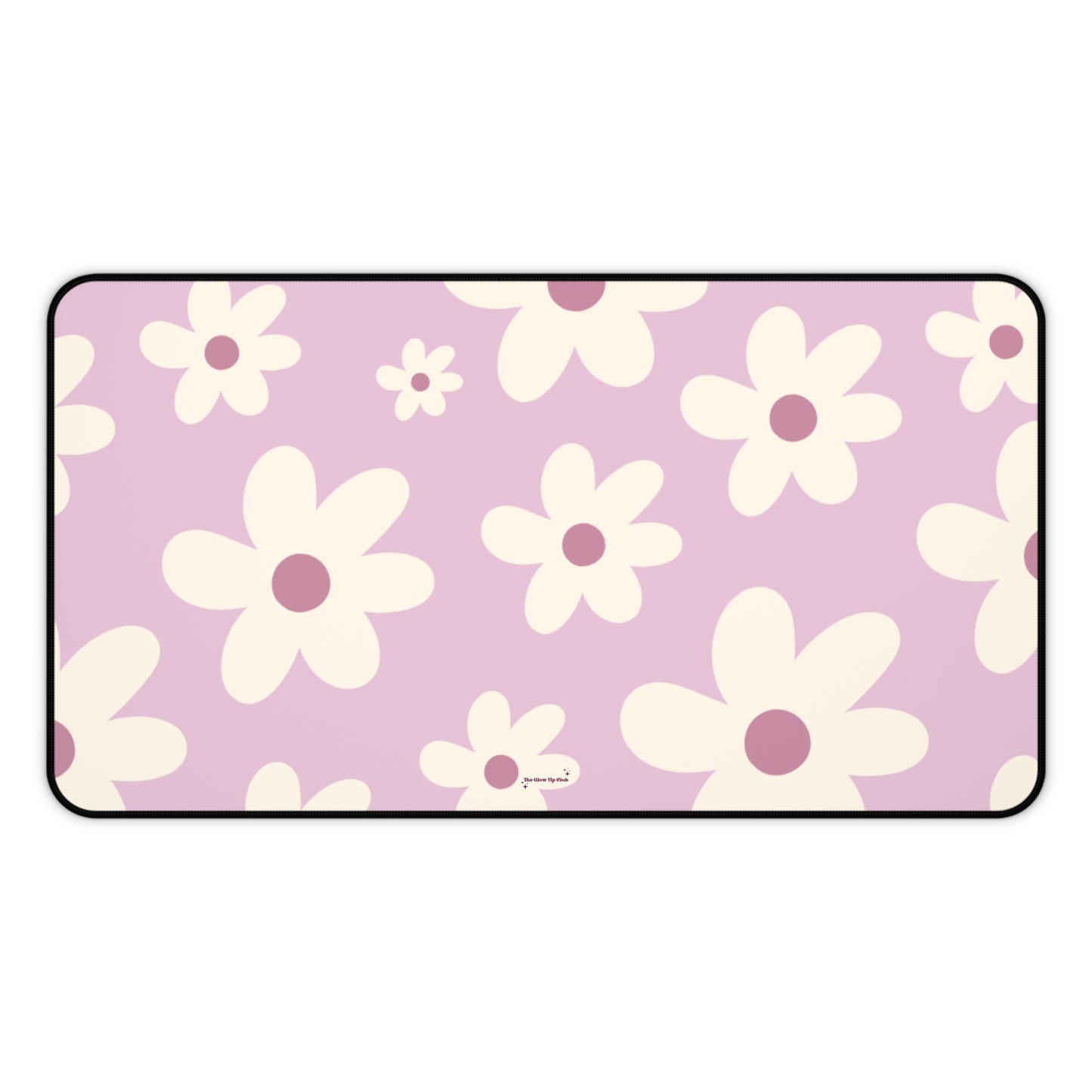 Floral pattern purple - Desk Mat