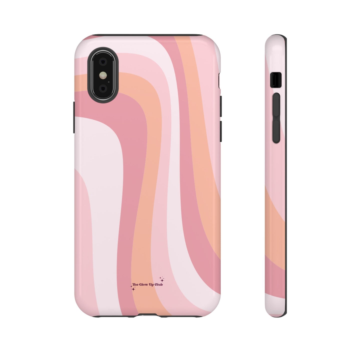 Pink and orange waves - tough case