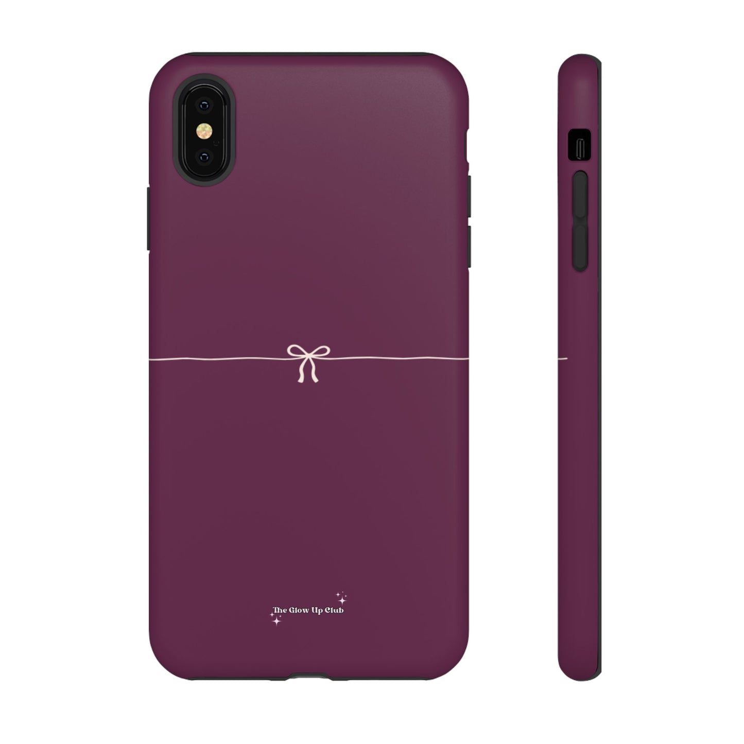 Simple ribbon burgundy - tough case