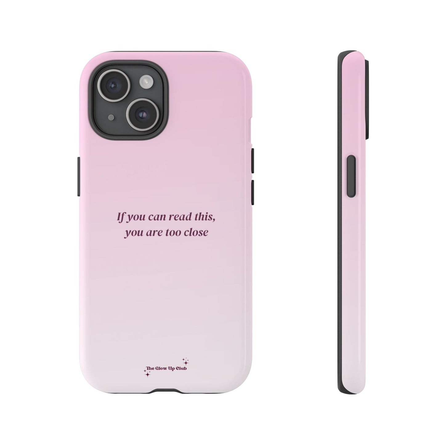 If you can read this pink - tough case