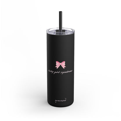 Lucky girl syndrome black Tumbler, 20oz